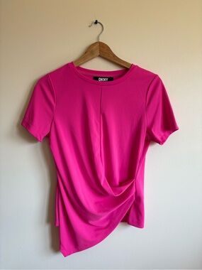DKNK pink short sleeve shirt